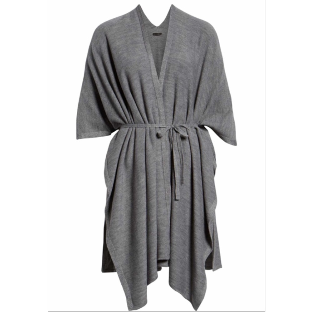 NWT All Saints | Tie Ruana Grey Marl - Picture 5 of 8